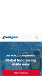 Mobile Screenshot of givengain.com